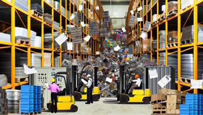 Shaping Strategies for Proactive Inventory Management in Industrial Manufacturing