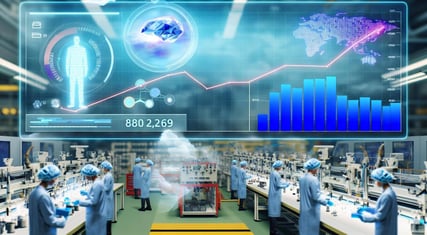 Data-Driven Demand Forecasting with AI Algorithms for Highly Seasonal Products in Medical Manufacturing