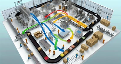 Optimizing Material Flow in Production Scheduling