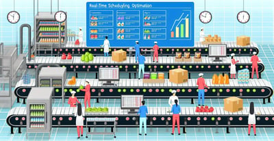 Real-Time Scheduling Optimization for Agile Supply Chains: Maximizing Efficiency in Food and Beverage Manufacturing