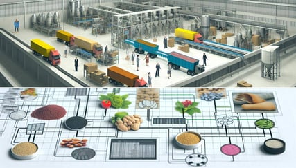 Supply Chain Network Design and Planning for Food and Beverage Manufacturing Facilities