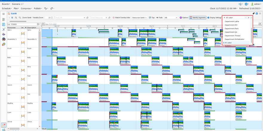 Production Scheduling Software