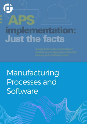 cover whitepaper Implementation of Advanced Planning and Scheduling just the facts