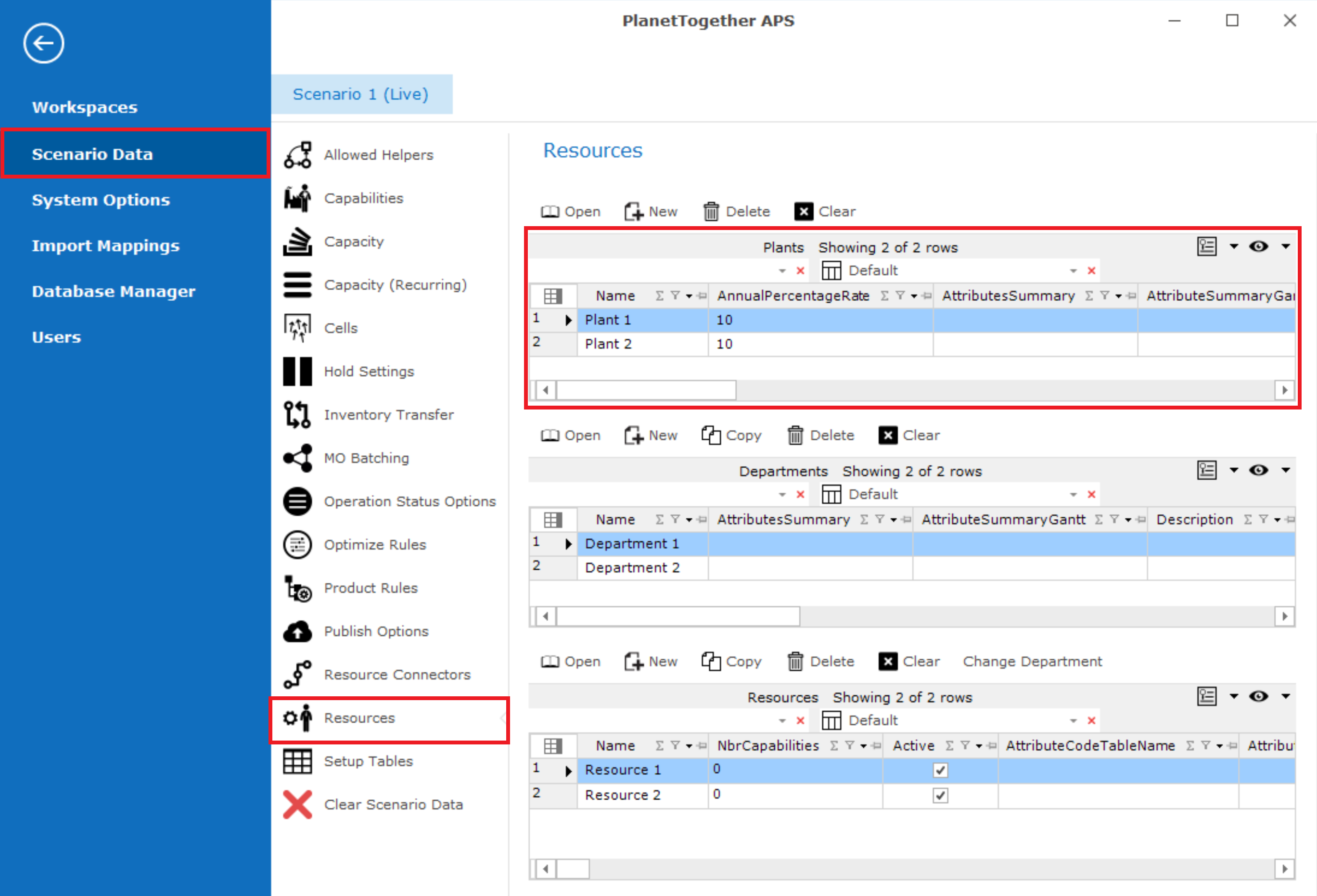 RapidResponse (by Kinaxis) Integration Data